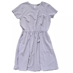 Duluth Trading Company Summer Dress Flexcellence Lilac Pockets